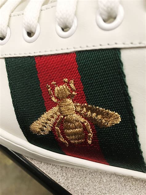 gucci bee aces stockx|gucci ace embroidered bee.